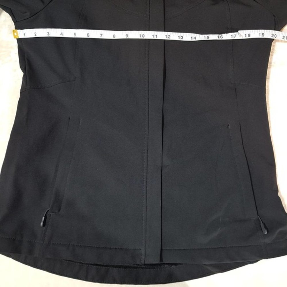 BLACK Softshell Jacket with Fuzzy Lining - Size Large - Picture 4 of 11